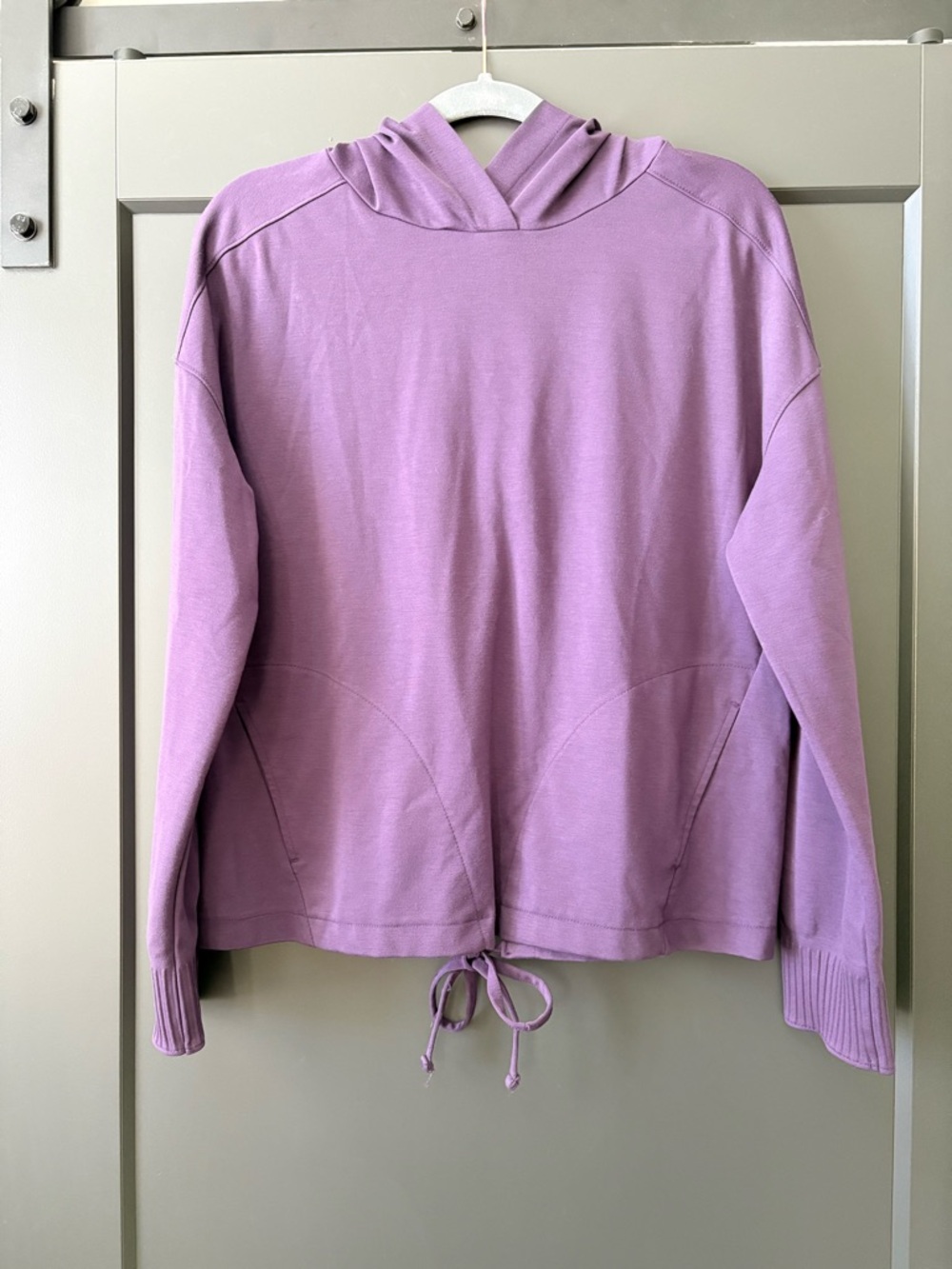 Avia Purple Drawstring Detail Hooded Sweatshirt